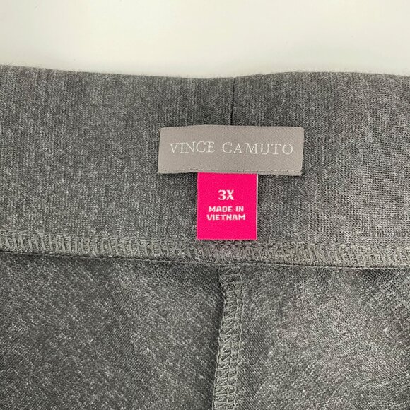 Vince Camuto Gray High Rise Leggings Womens Plus Size 3X Stretch Casual Neutral - Picture 4 of 8